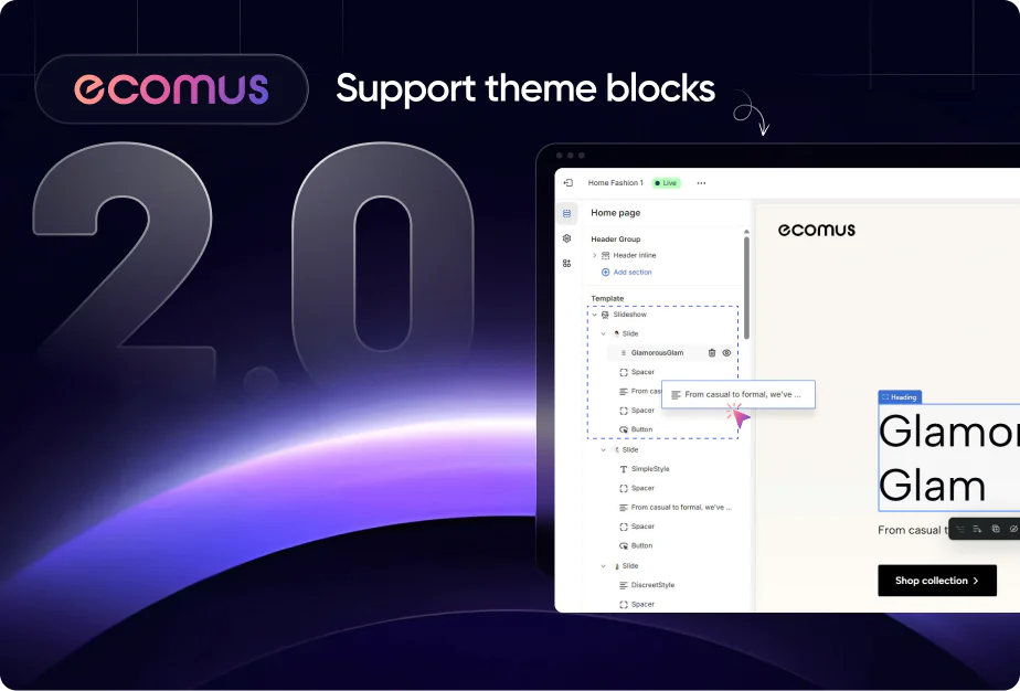 Ecomus - Ultimate Shopify OS 3.0 (Theme Block)